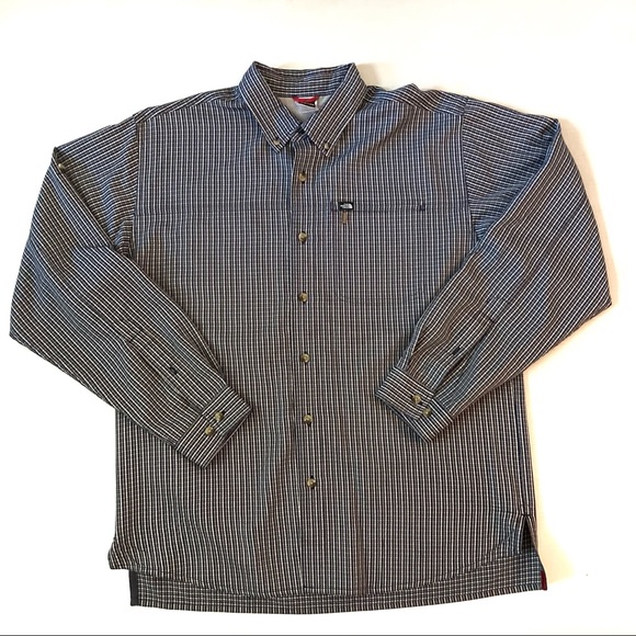 THE NORTH FACE PERFORMANCE BUTTON DOWN LONG SLEEVE SIZE L - Picture 1 of 6
